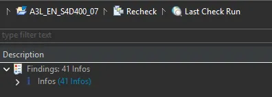 Resultado del ATC: 0 errores, 0 avisos